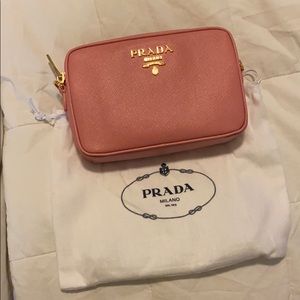 Candy pink Prada bag